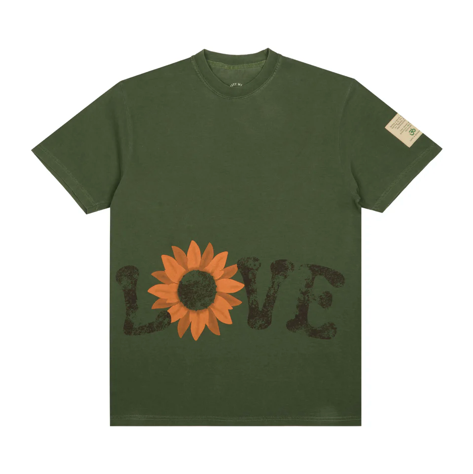 GQH LOVE TEE IN OLIVE