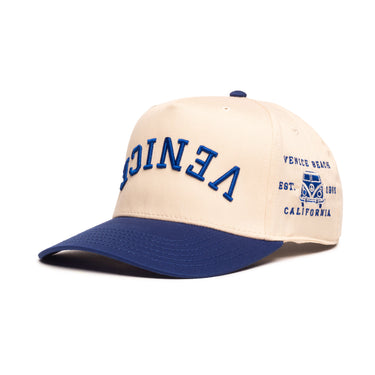 Good Quality Human Venice Rebel Hat in Blue side with Venice Beach California and Van stitching