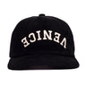 Good Quality human Venice Rebel Unconstructured Corduroy Hat in  black front