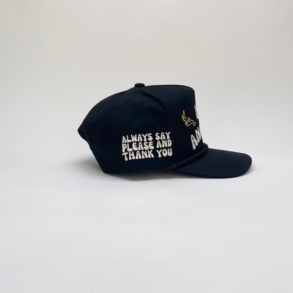 LOS ANGELES ANTLERS 5 PANEL BASEBALL HAT/BLACK