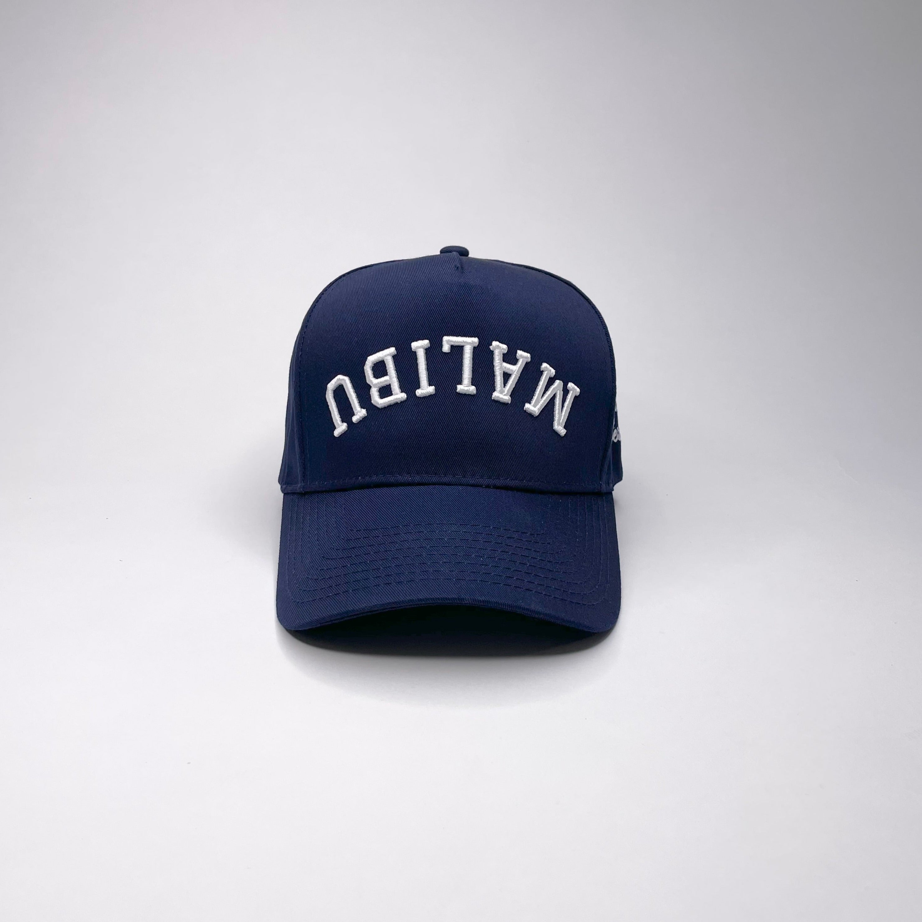 MALIBU 5 PANEL MID PROFILE BASEBALL CAP/NAVY