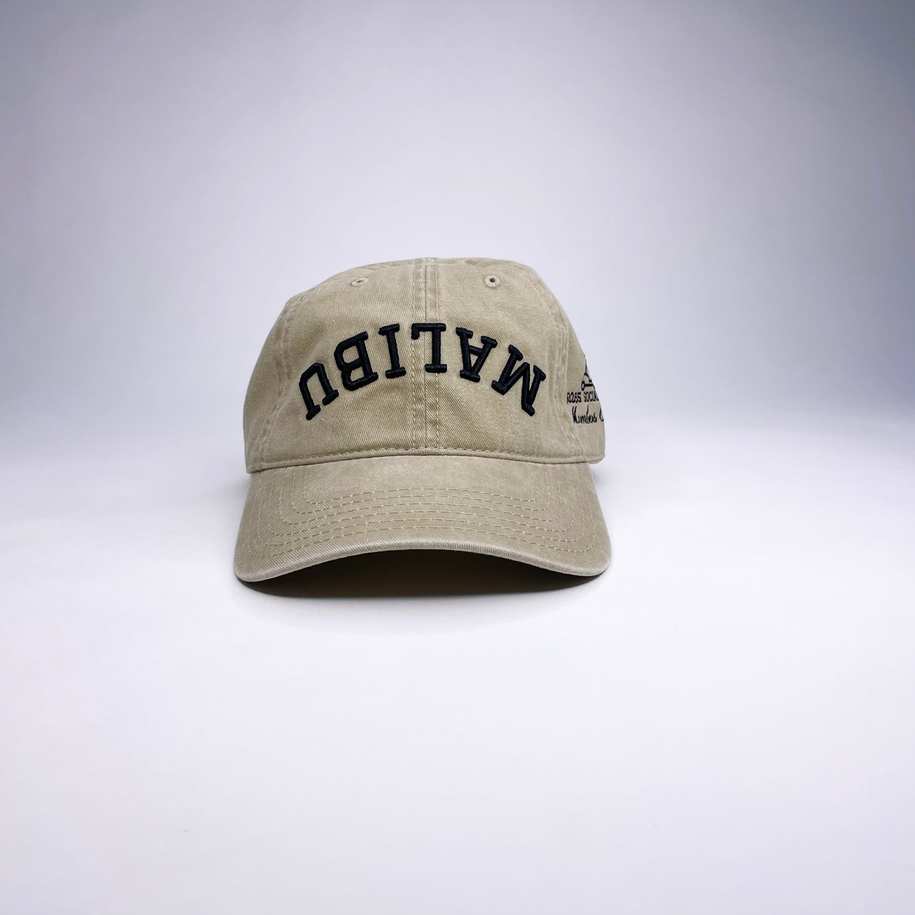 MALIBU DAD HAT/SAND/BLACK