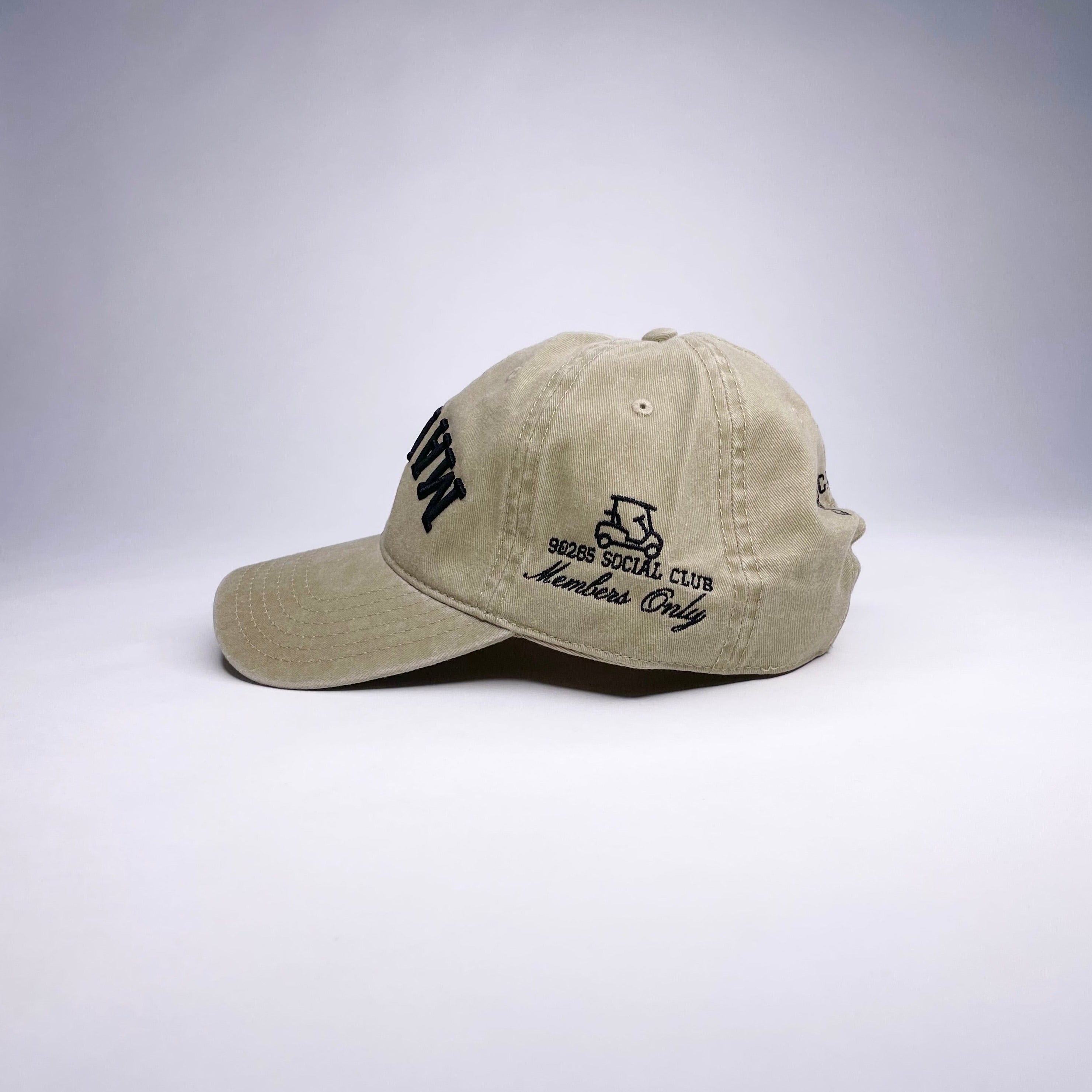 MALIBU DAD HAT/SAND/BLACK