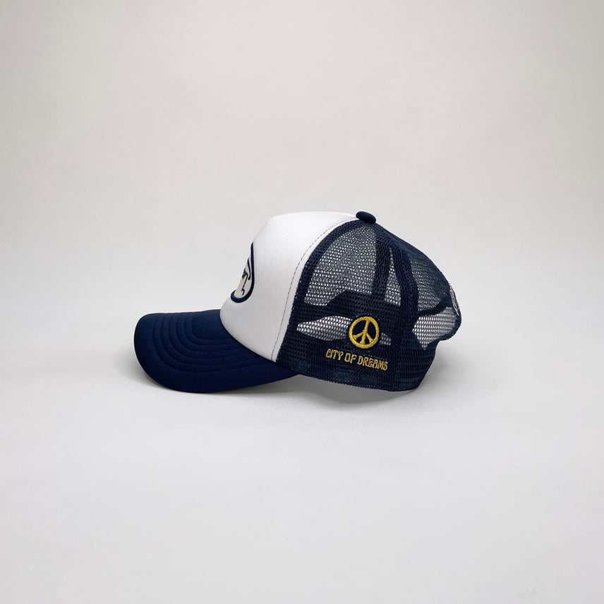 LOS ANGELES DUTCH TRUCKER/WHITE/BLUE