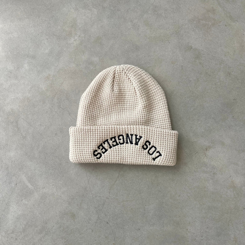 LOS ANGELES REBEL BEANIE/SAND